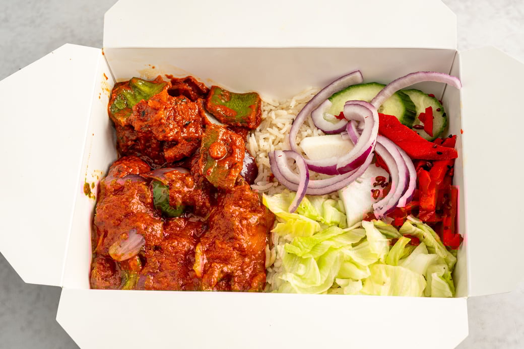 Spicy Chilli Chicken Rice Bowl