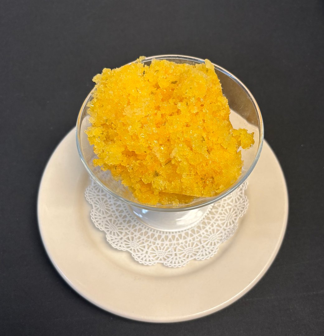 Orange-Basil Granita