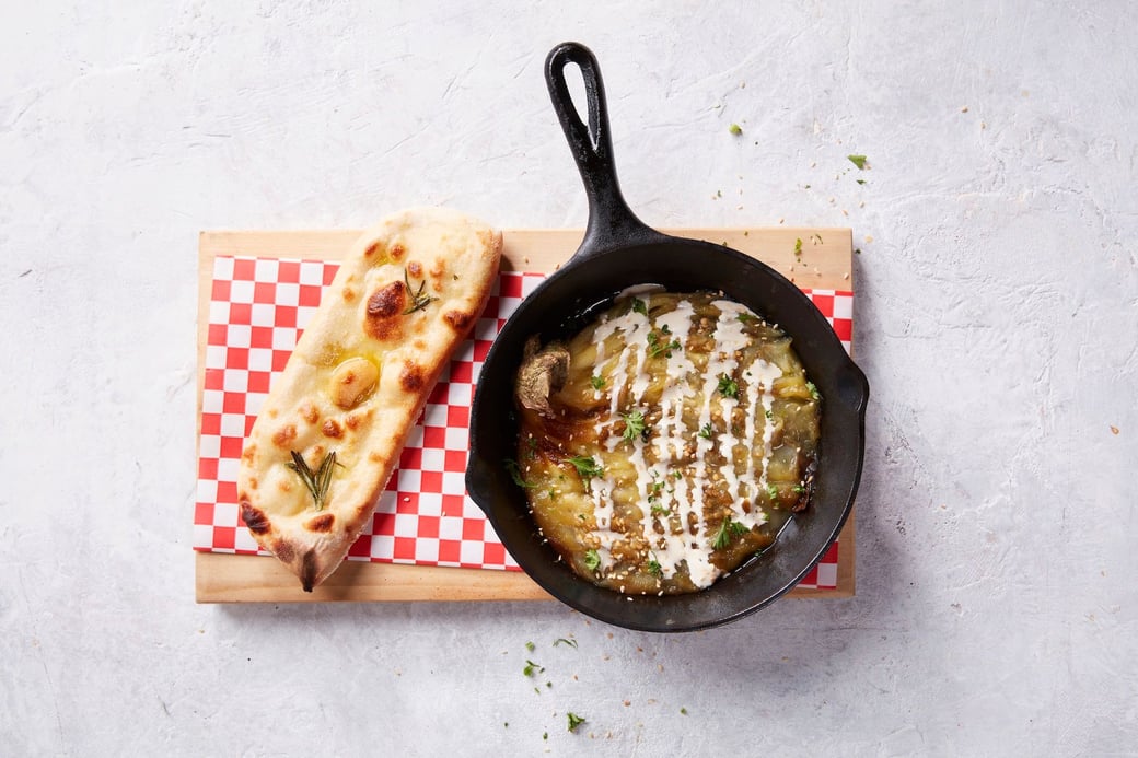 Roasted Eggplant In Tahini