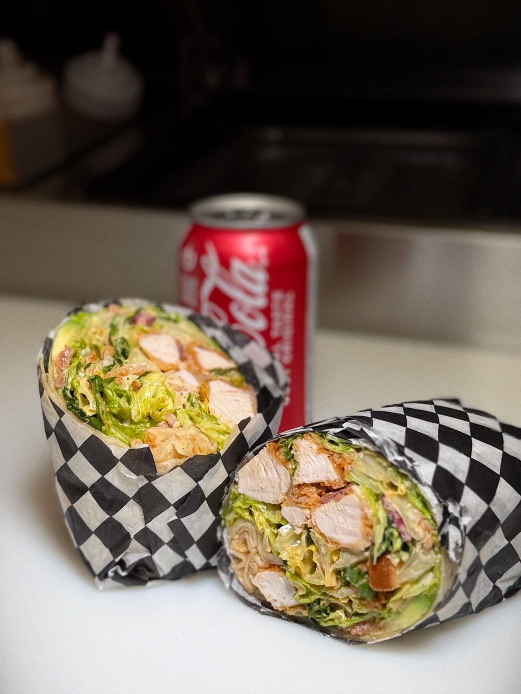 Crispy Chicken Caesar Wrap