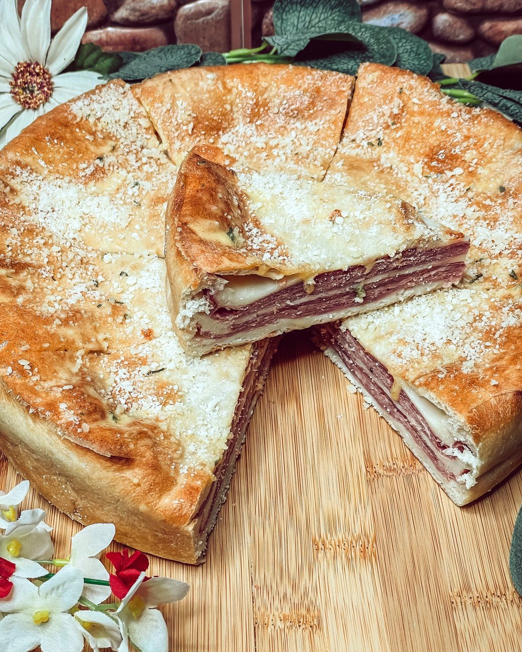 Pizza Alla Pisa Serves 8