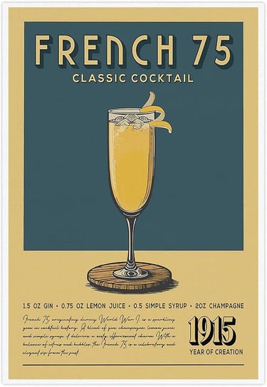 The French 75: A Cocktail with a Romantic Twist