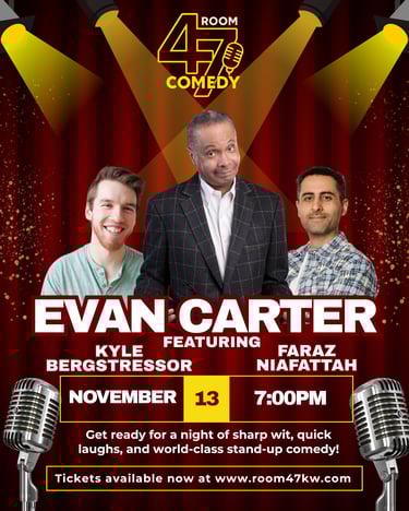 Room 47 Comedy presents Evan Carter and Friends