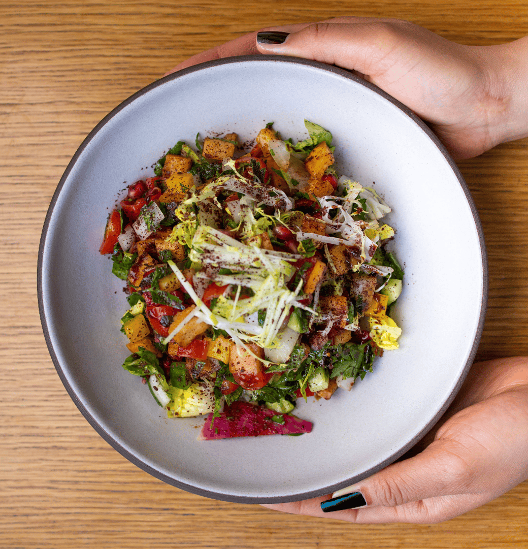 Greens and Pickled Lemon Salad