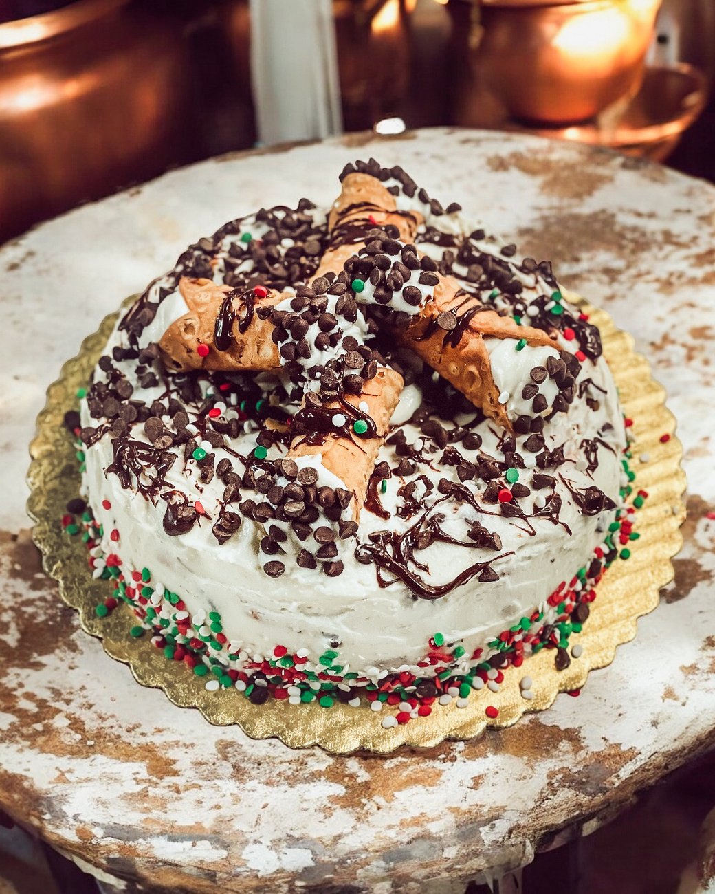 Cannoli Cake Whole Serves 8-12