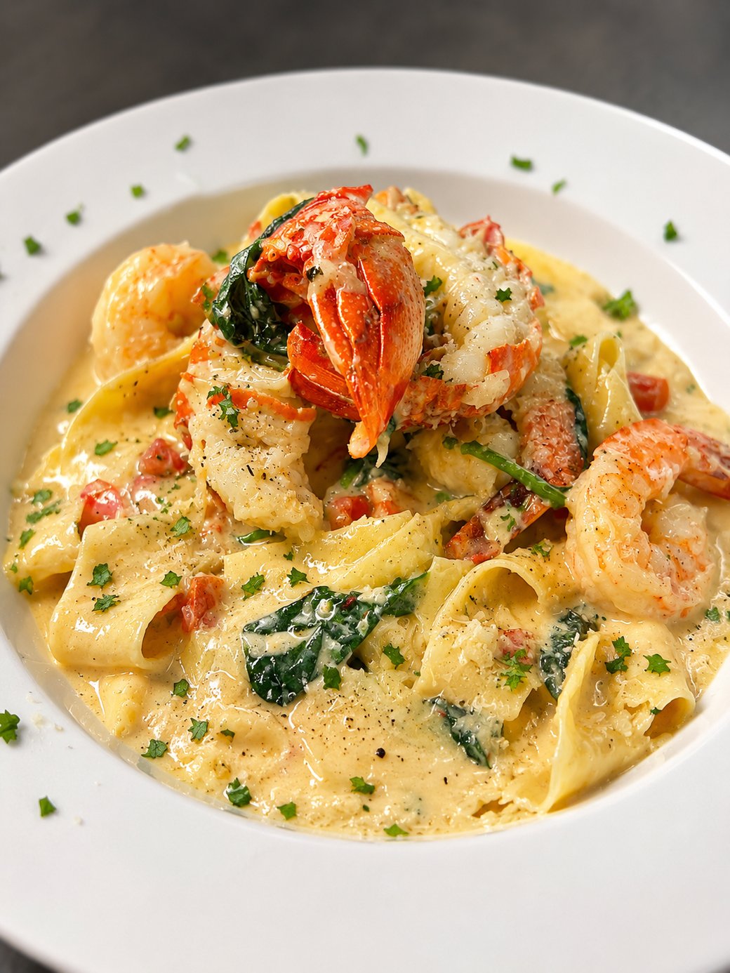 Lobster Tail Pappardelle