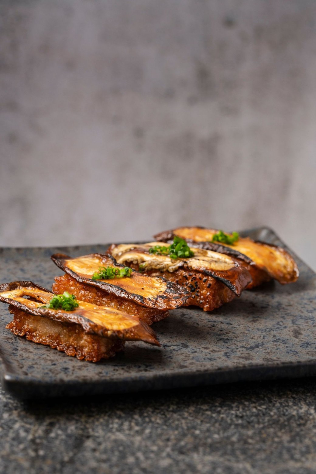 Miso Eggplant Crispy Rice (V) (GF)