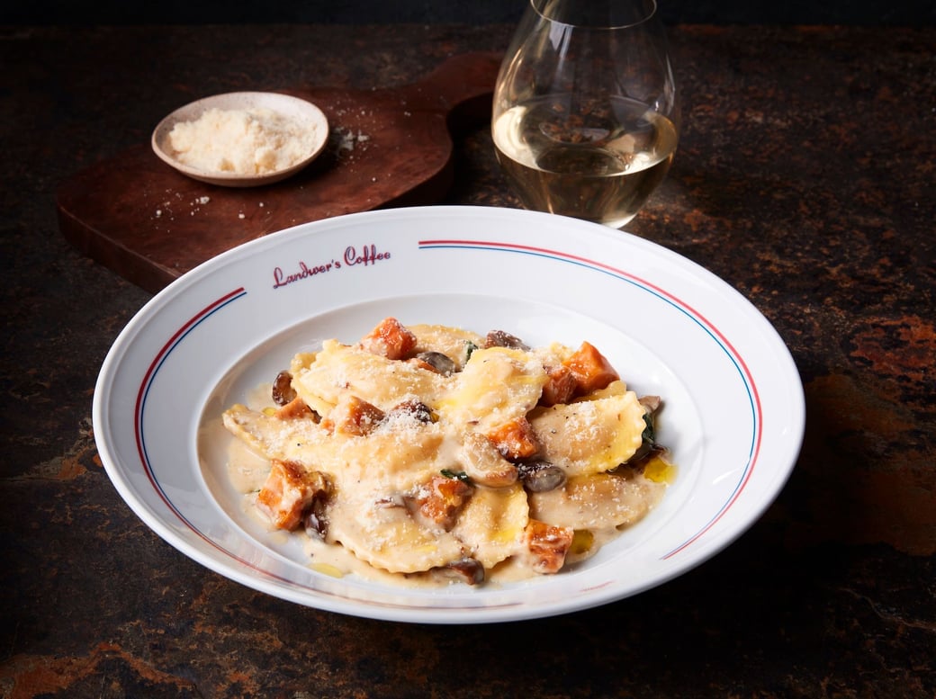 Sweet Potato & Chestnut Ravioli