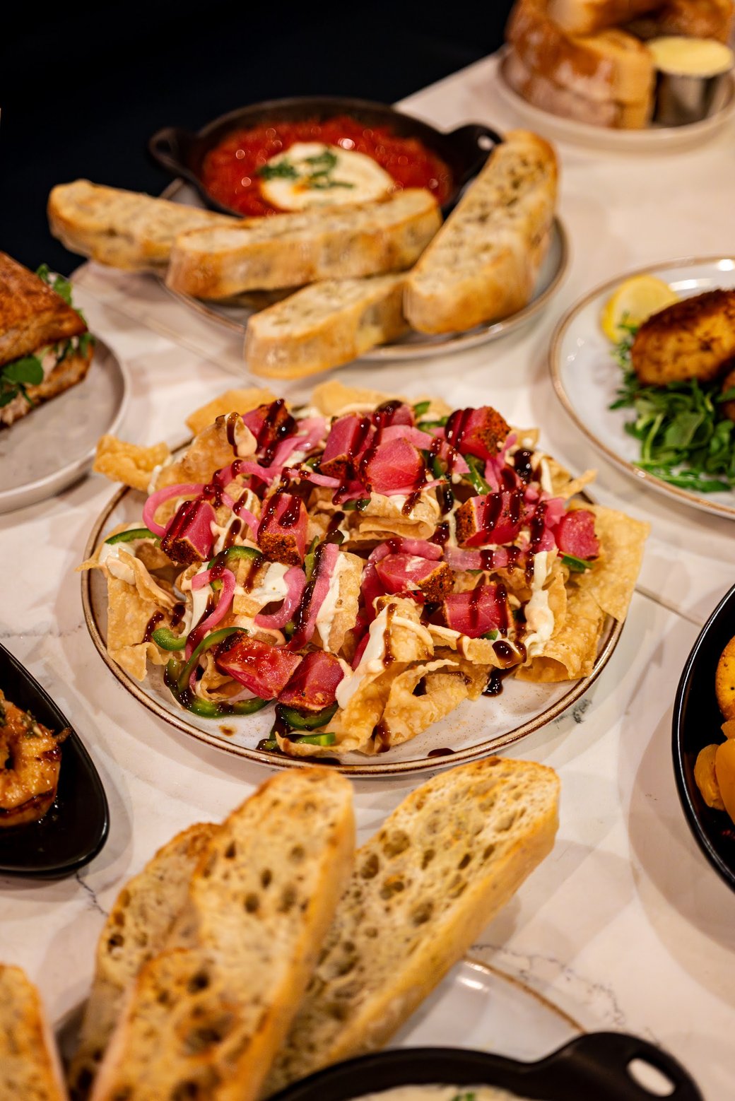 Spicy Ahi Tuna Nachos