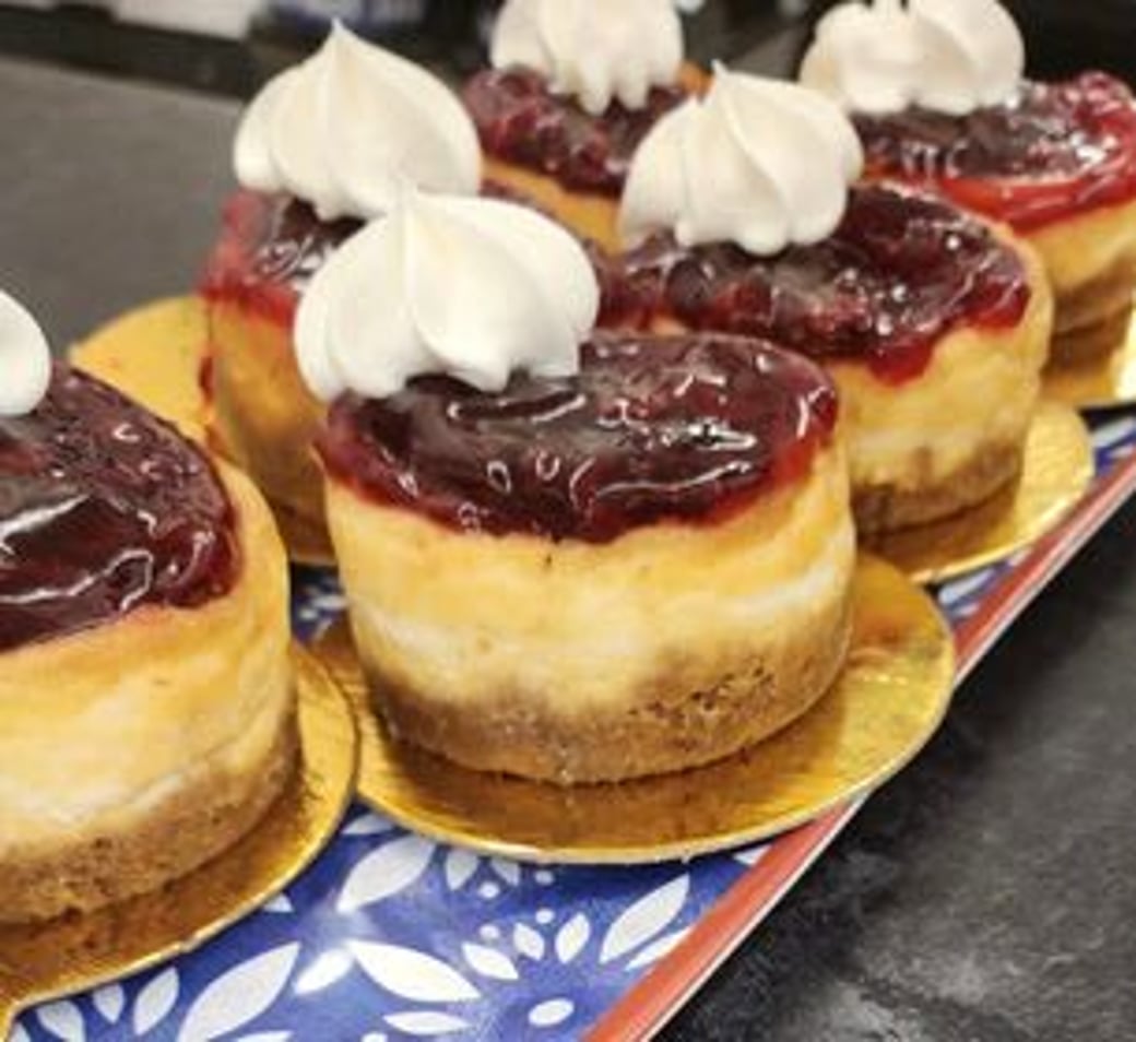 mini Cherry cheesecake 