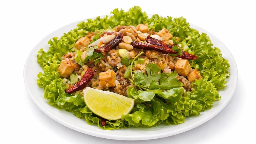Vegetarian Kao Nam Tod