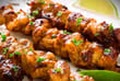 <p><strong>GARLIC CHICKEN SKEWERS</strong></p>