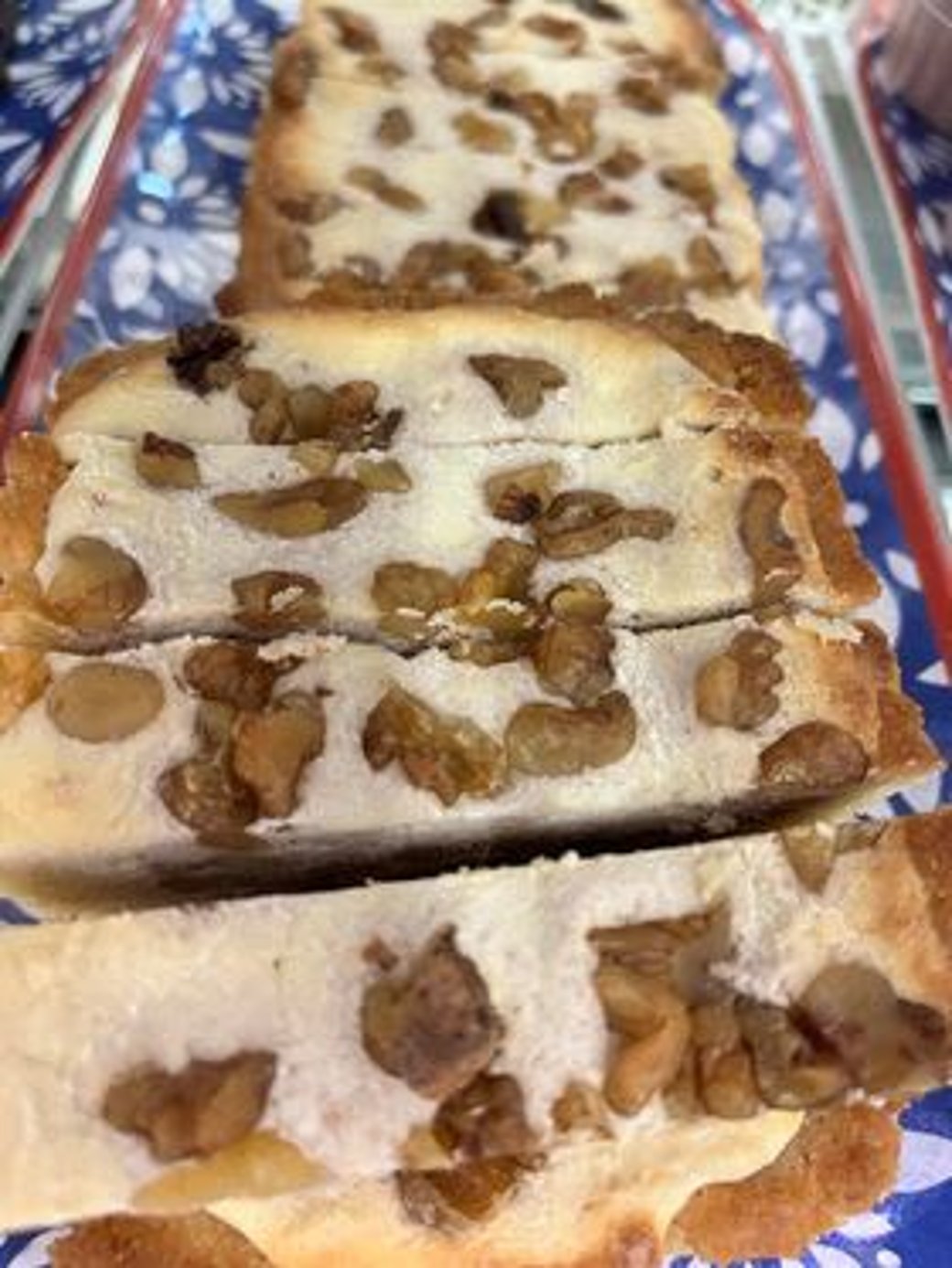 caramel pecan Cheesecake Bar