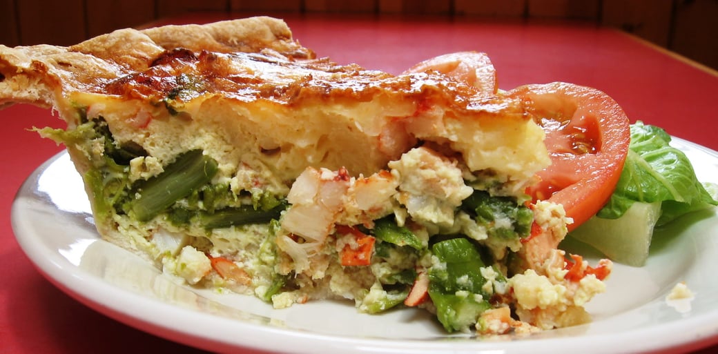 Homemade Quiche of the Day