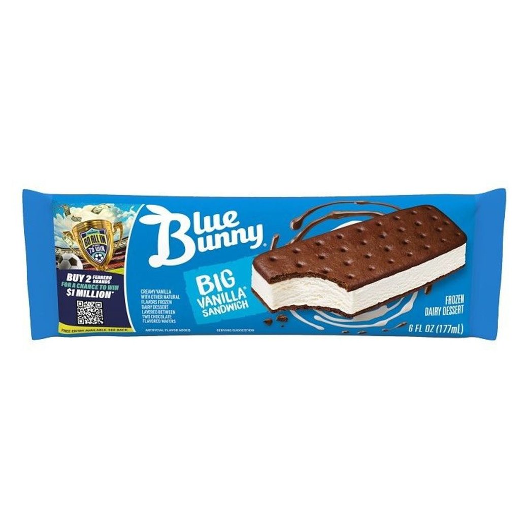 Blue Bunny Ice-cream Sandwich