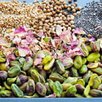 If you were one of the lucky people who ordered a bag from @bagoftoronto #ossington then you would have experienced our housemade Pistachio Dukkah ✨⁣
⁣
Dukkah (duqqa), pronounced doo-kah, is a traditional Egyptian blend of nuts, seeds, and warm spices. It's been around since the age of ancient Egypt, but it is now widely popular throughout the Middle East.⁣
⁣
Our version is a nod to the Persian pistachio which is known worldwide due to its quality, unrivalled taste and maximum nutrition. This toasty blend of pistachio nuts, seeds and aromatic spices, dry-roasted and pounded together into a course and satisfying texture. It’s equally at home as a seasoning, topping, or condiment when mixed with olive oil. COMING SOON TO 96 OSSINGTON 💛