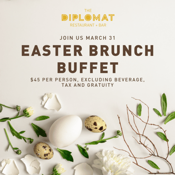 Join us for Sunday brunch this Easter!