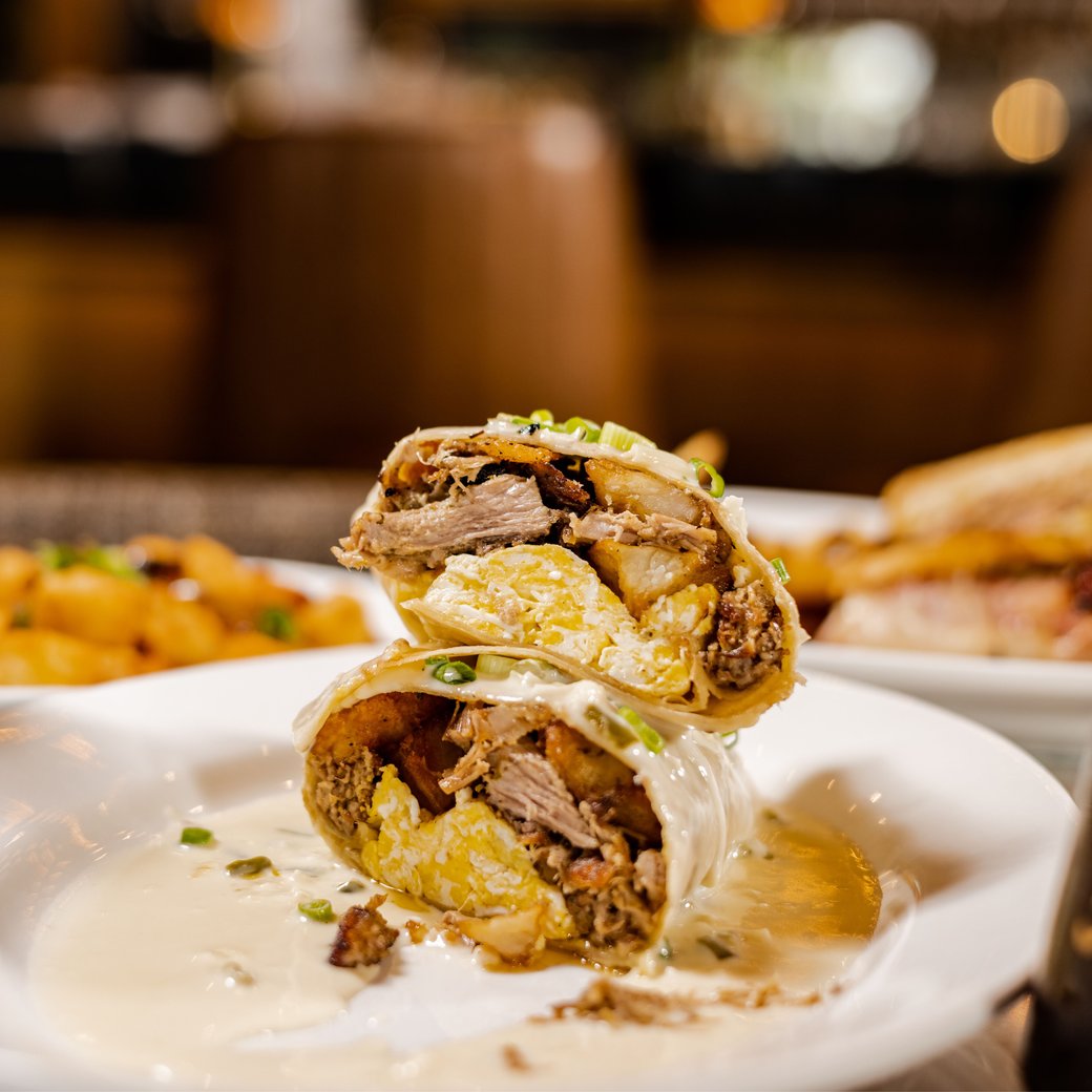 Smoked Pork & Egg Burrito