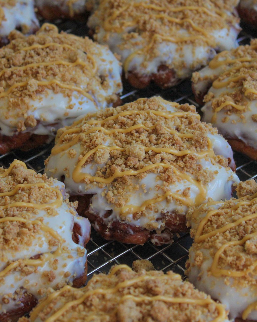 Caramel Apple Cheesecake Fritter