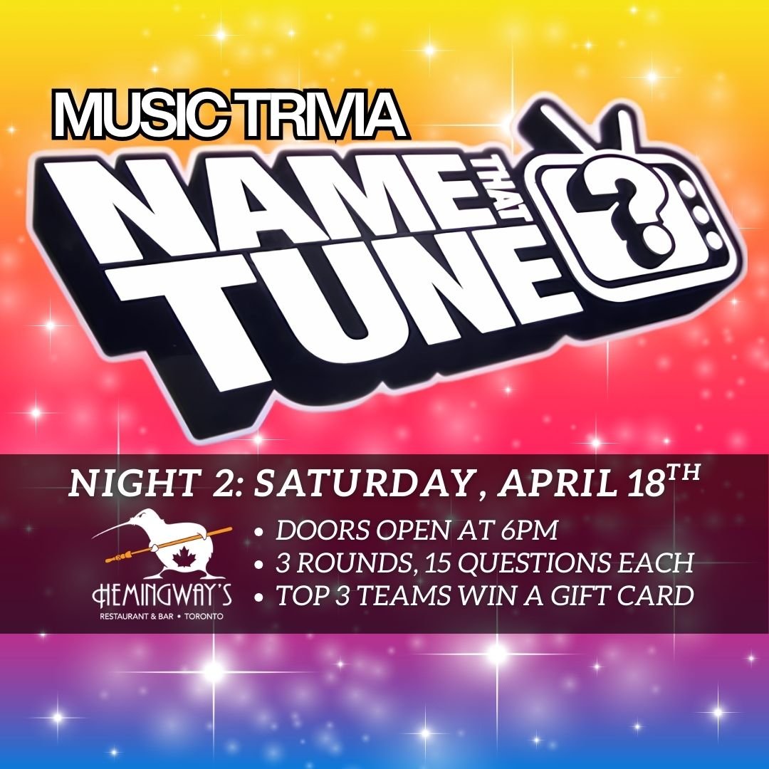Music Trivia - Name That Tune (2nd night)