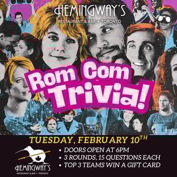 Rom Com Trivia (2nd Night)