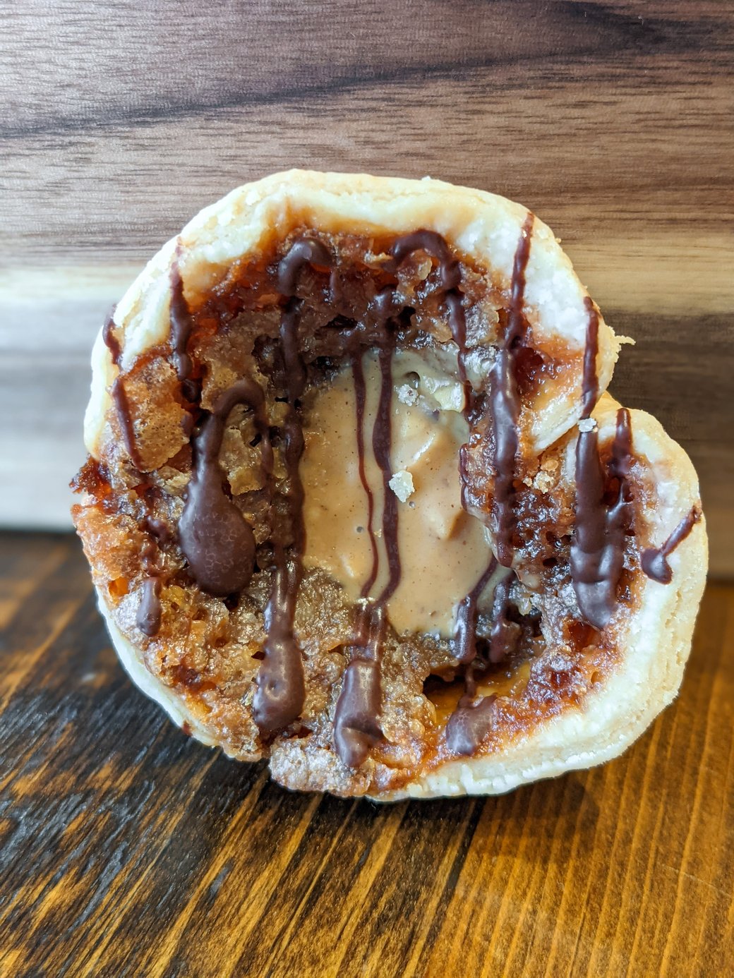 Chocolate Peanut-Butter Butter Tart