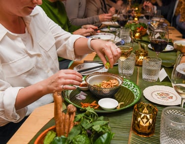 FOOD IS PART OF THE CELEBRATION
