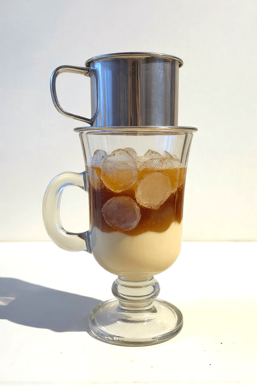 Iced Vietnamese Milk Coffee Filter