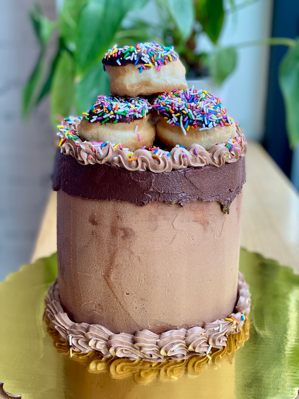 Chocolate Donut Cake