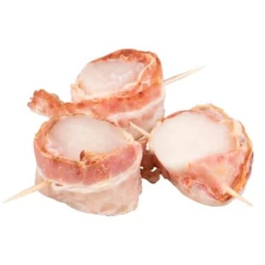 Bacon-Wrapped Scallops (1 x 2.27kg) , shop product