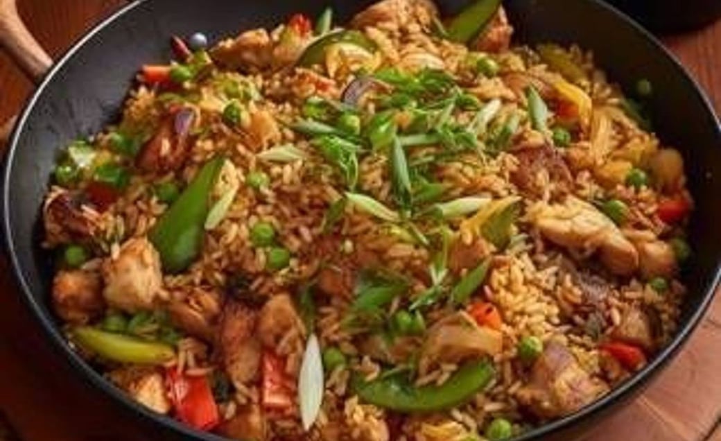 Chicken Fried Rice - Peruvian Chaufa