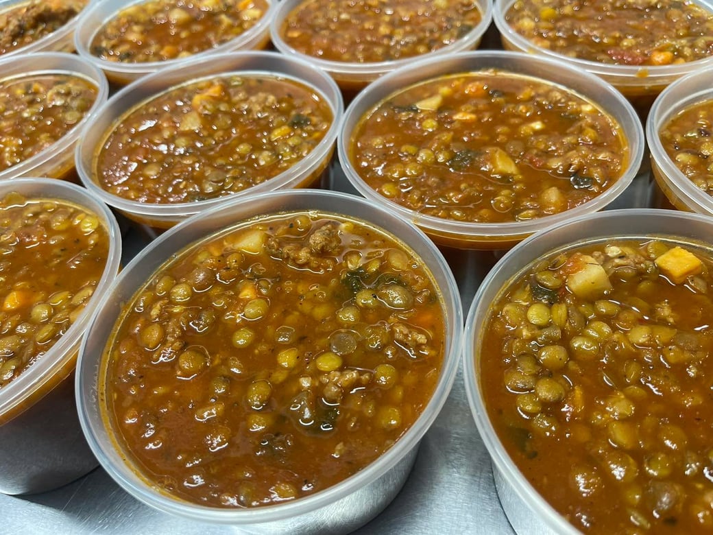 Italian sausage and lentil soup