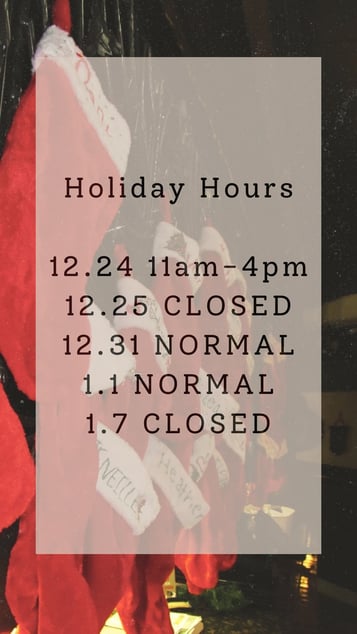 Holiday Business Hours 
