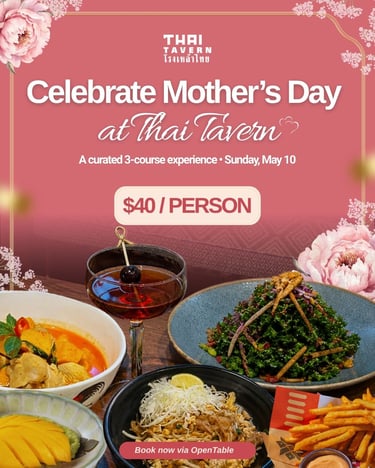 Mother’s Prix Fixe Menu