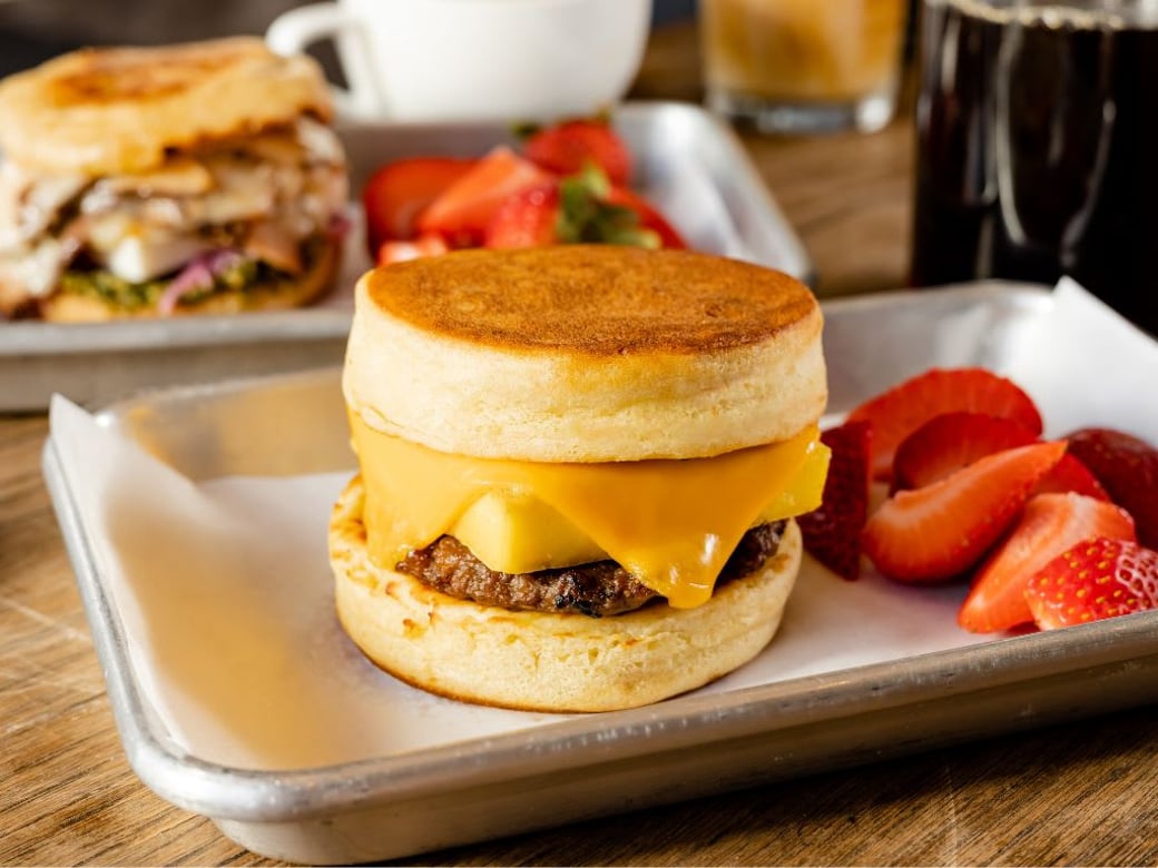 Sausage Griddle Cake Sandwich