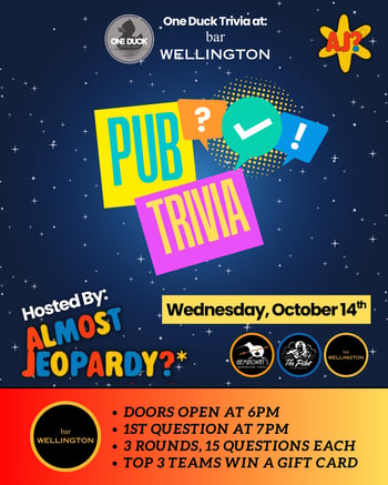 Pub Trivia Hosted by Almost Jopardy*?