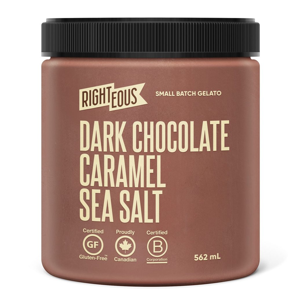 Dark Chocolate Caramel Sea Salt Gelato RG