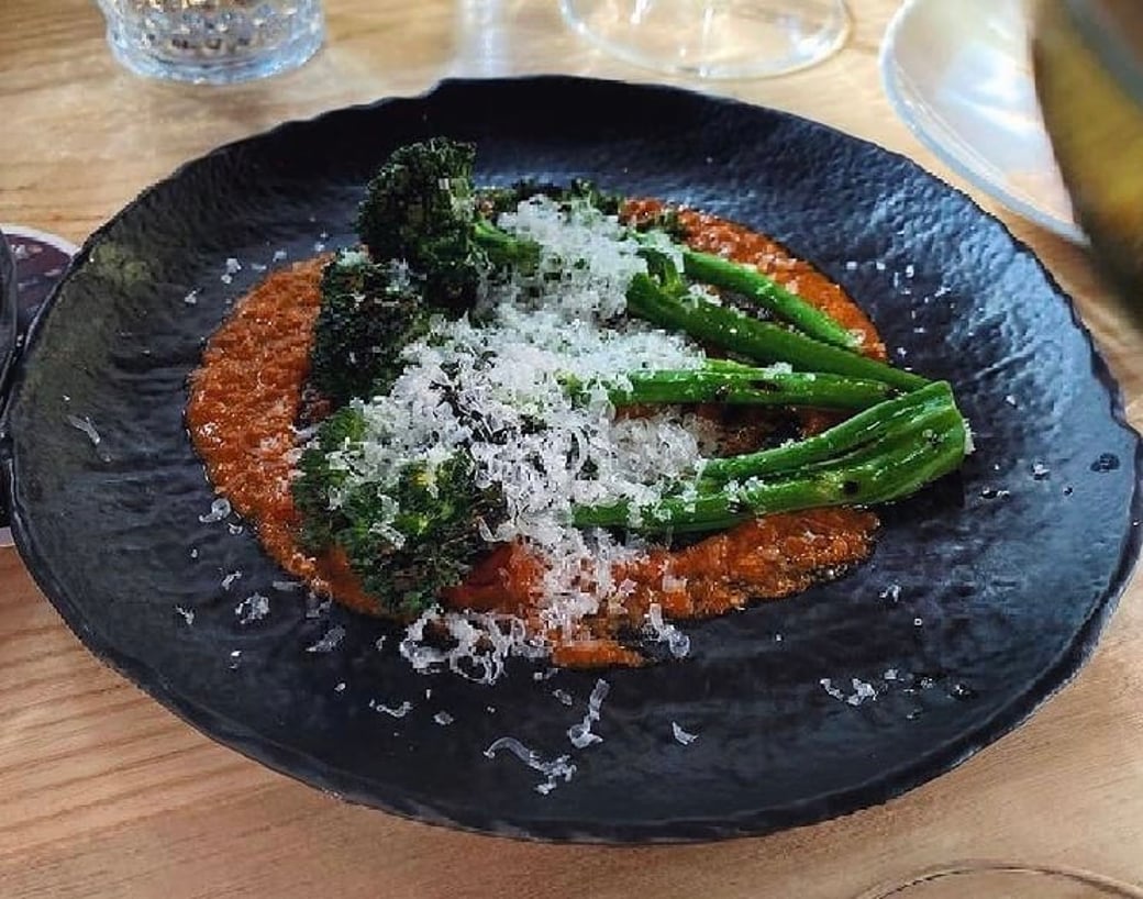 BROCOLLINI WITH ROMESCO