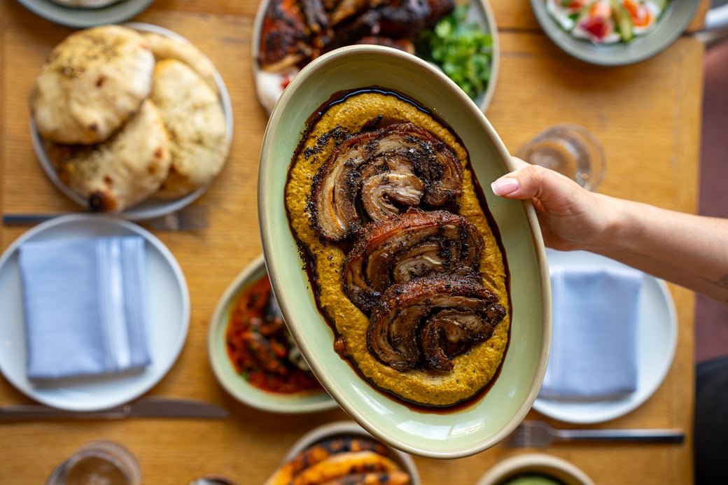 Roasted Lamb Belly