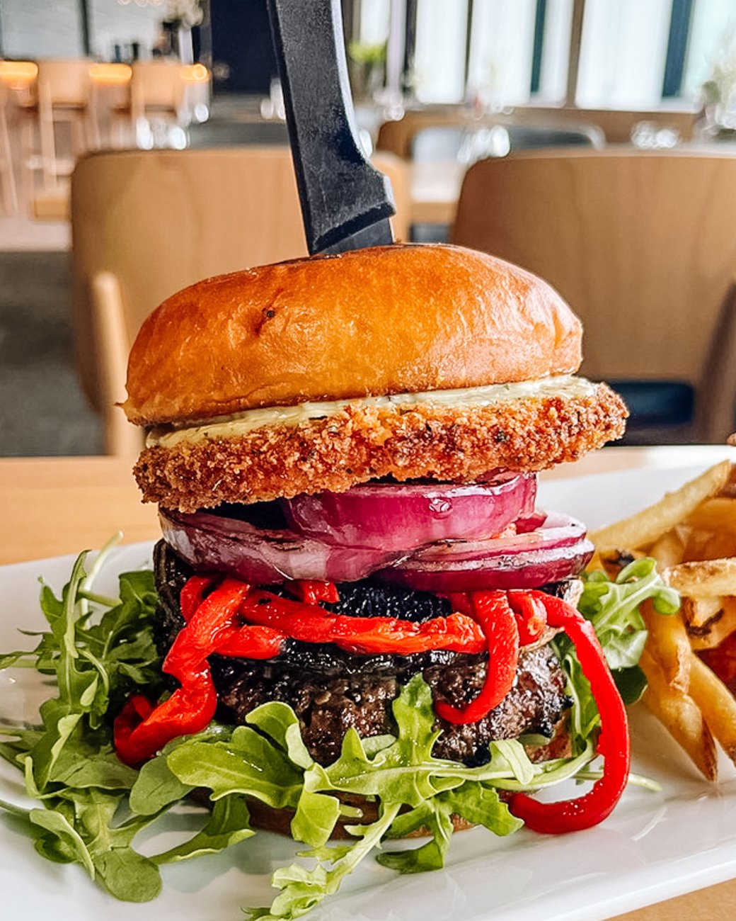 Portobello Steakhouse Burger