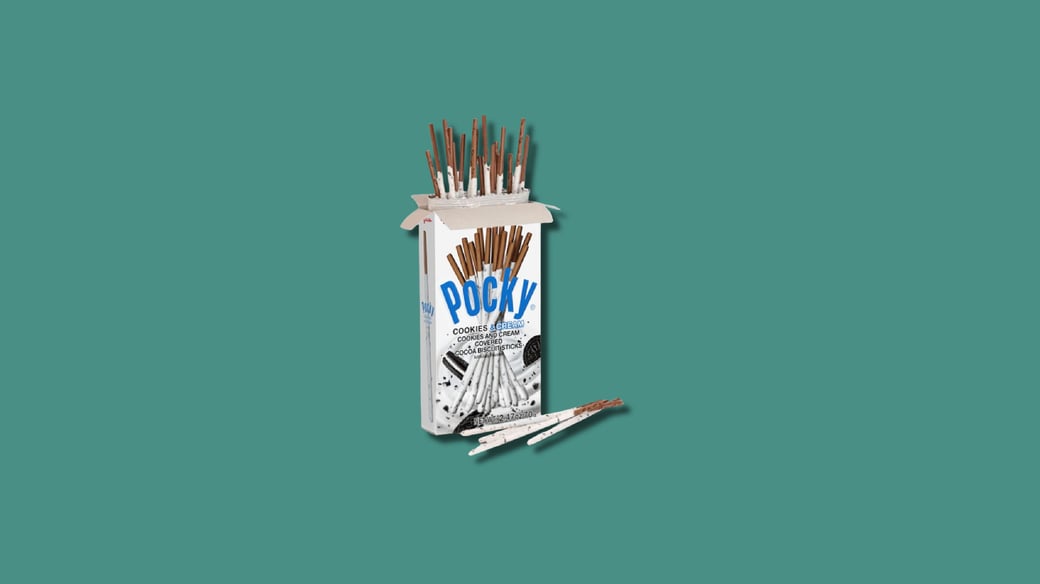 Pocky snacks cookies&cream