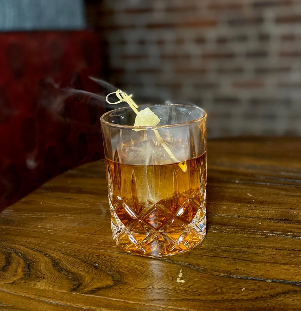 Smoked Pineapple Island Old Fashioned