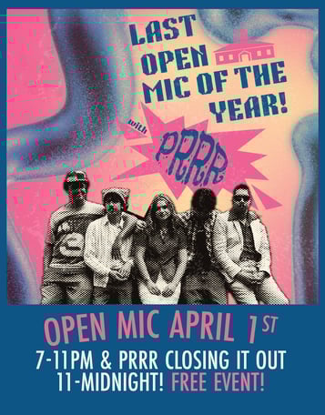 Last Open Mic of the Semester