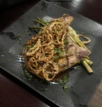 A little crispy, a little saucy, and a whole lot of flavor — our Bone-in Pork Ribeye with garlic whipped potatoes, asparagus, and mushroom Marsala demi is calling your name. $25.

#primecutsitaliansteakhouse #ItalianFlavors #HomemadeGoodness #DineInStyle #TreatYourself #FoodLovers #ChefSpecial