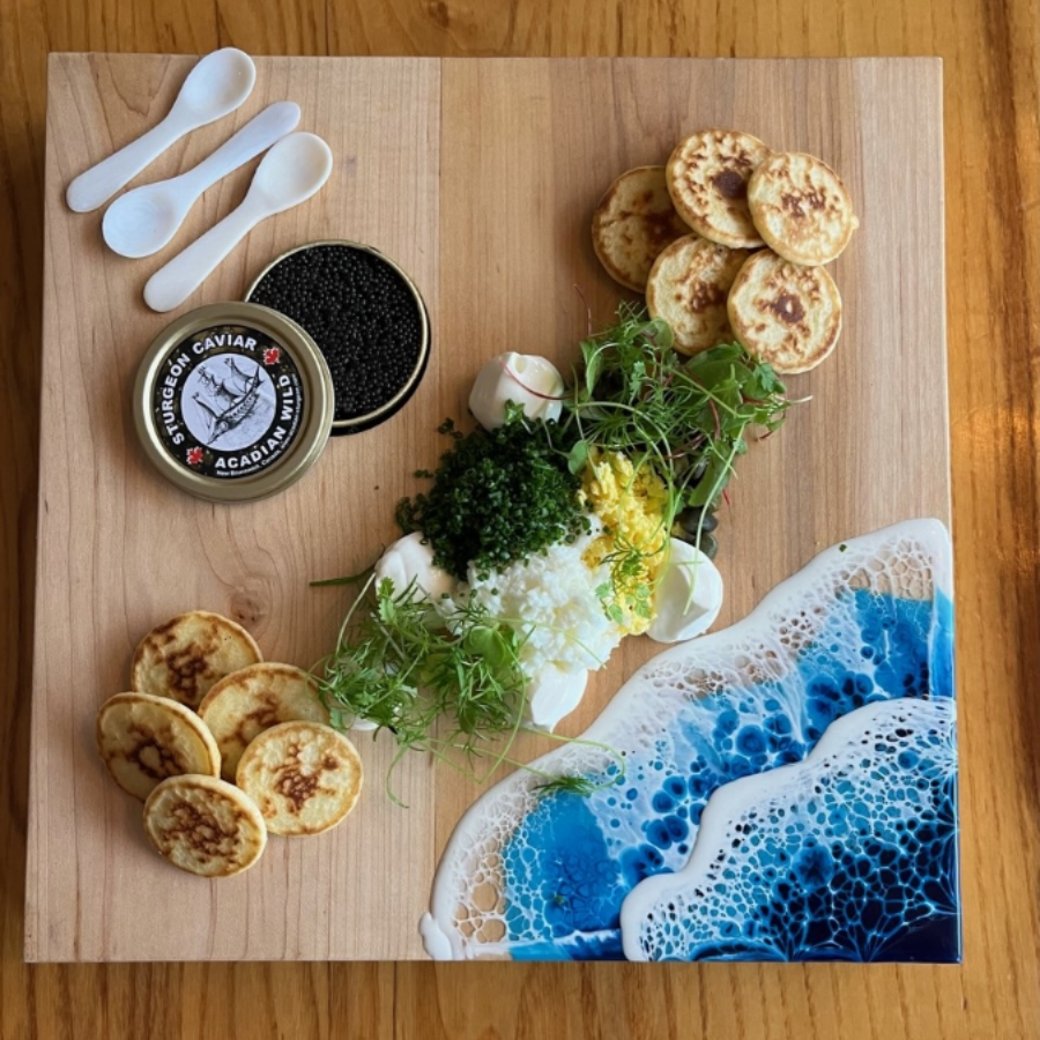 Caviar Service Platter