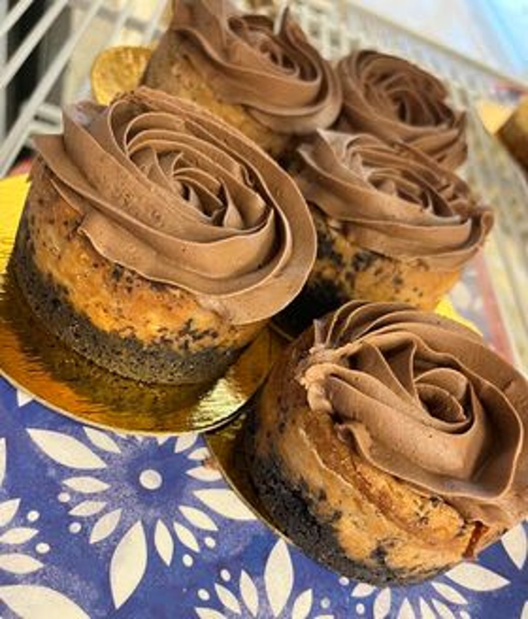 mini Chocolate Ganache cheesecake 