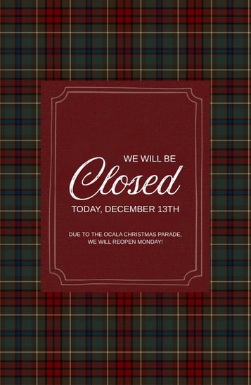 Closed 12/13