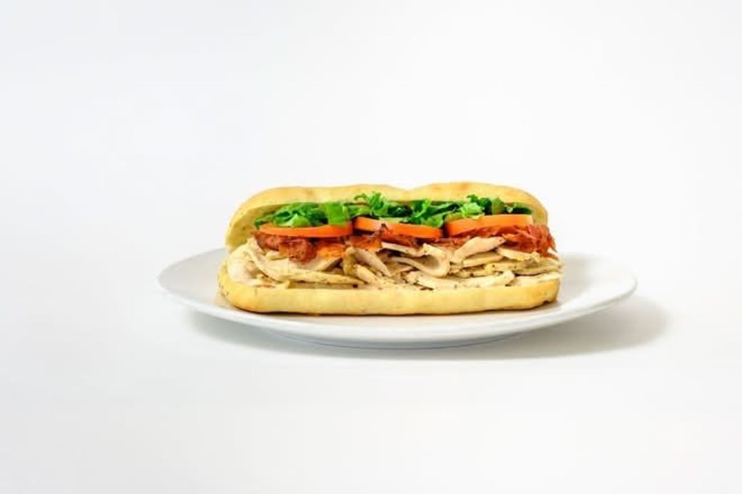 spicy chicken bacon sando