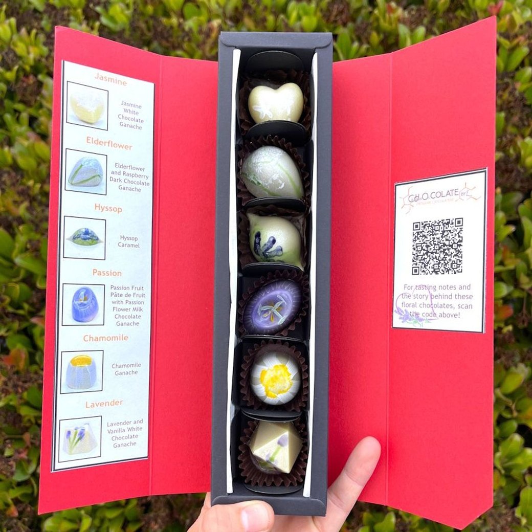 6 Piece Chocolate Box
