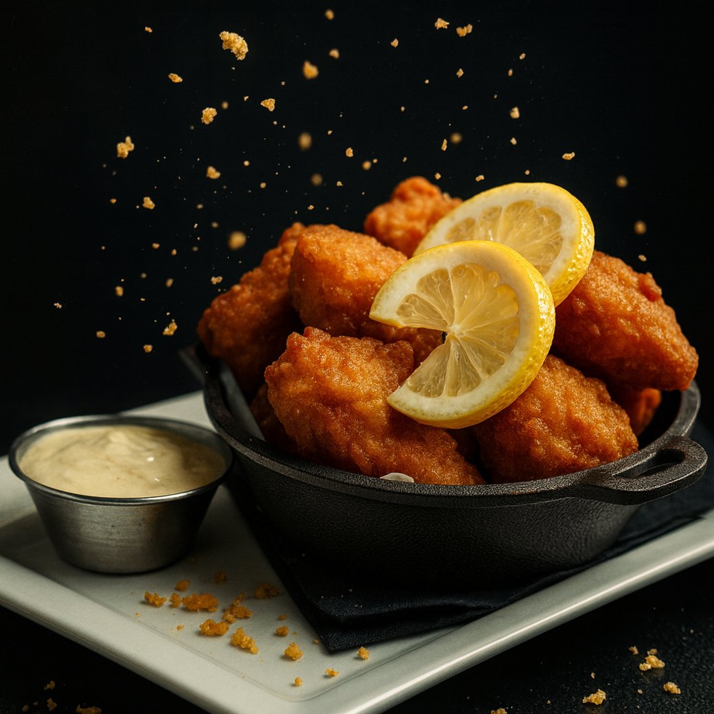 CRISPY BUFFALO COD BITES